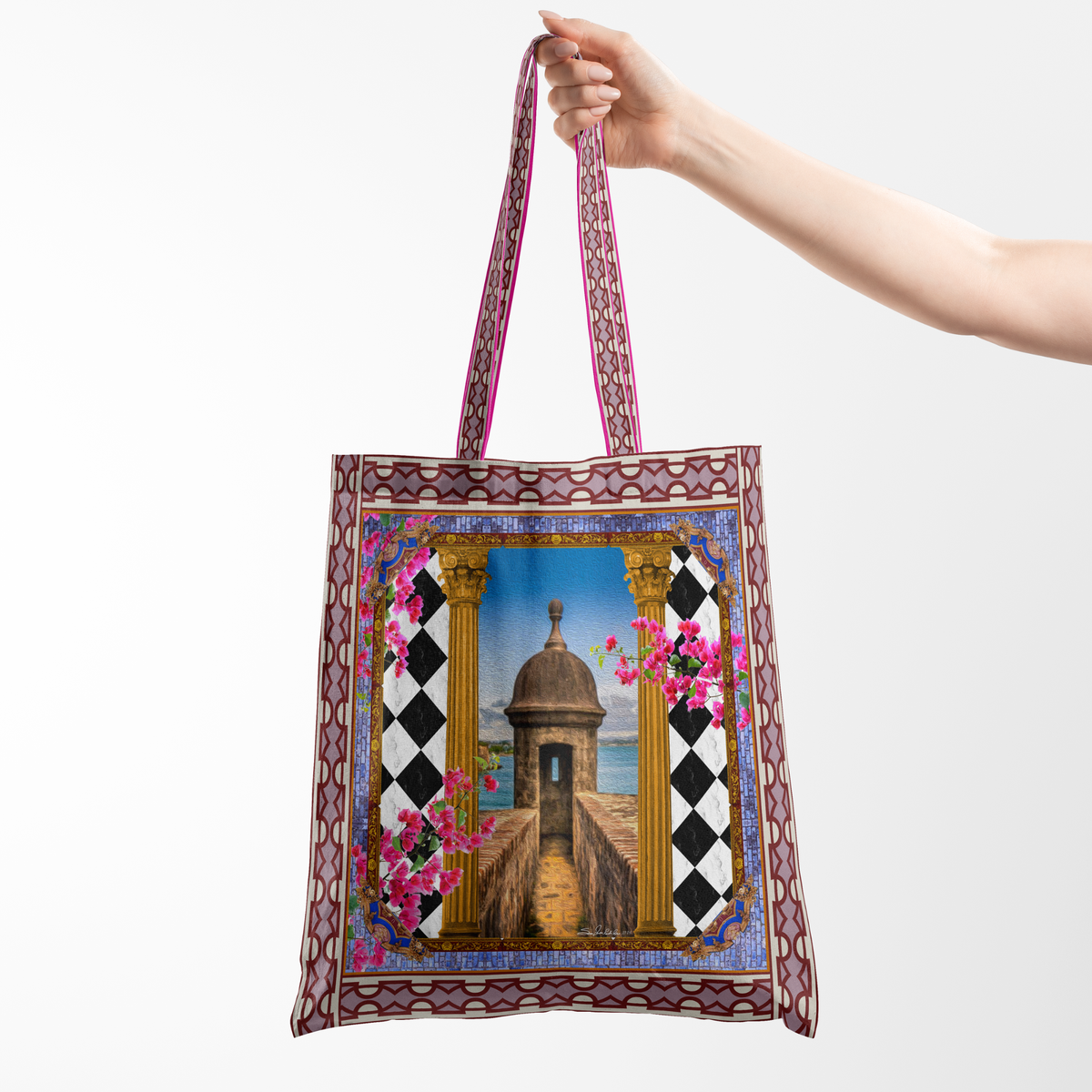 "Corazon del Viejo San Juan" Tote Bag