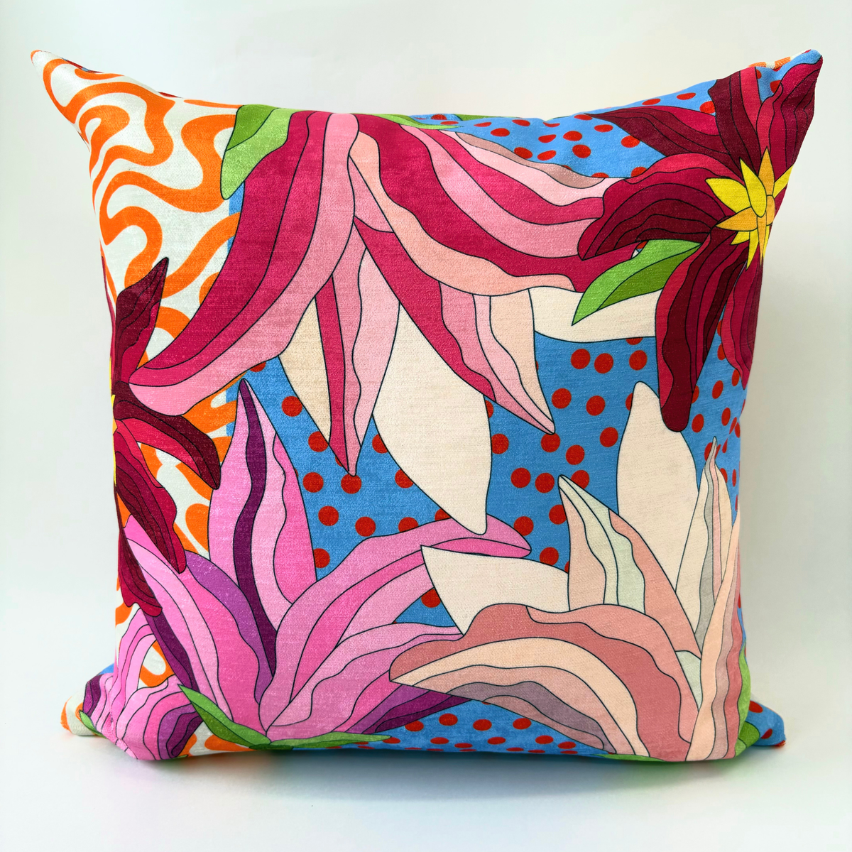 Berry Botanical Pop Pillow Cover