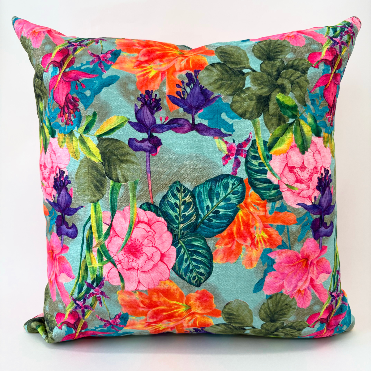 Wild Tropics/ Berry Confetti Dot Pillow Cover