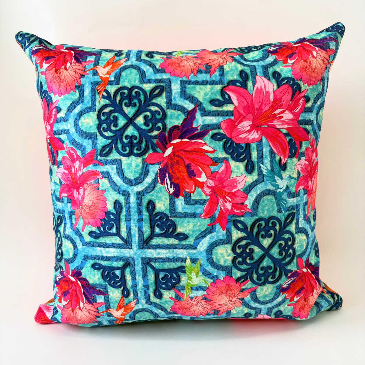 Mosaic Bloom Pillow Cover