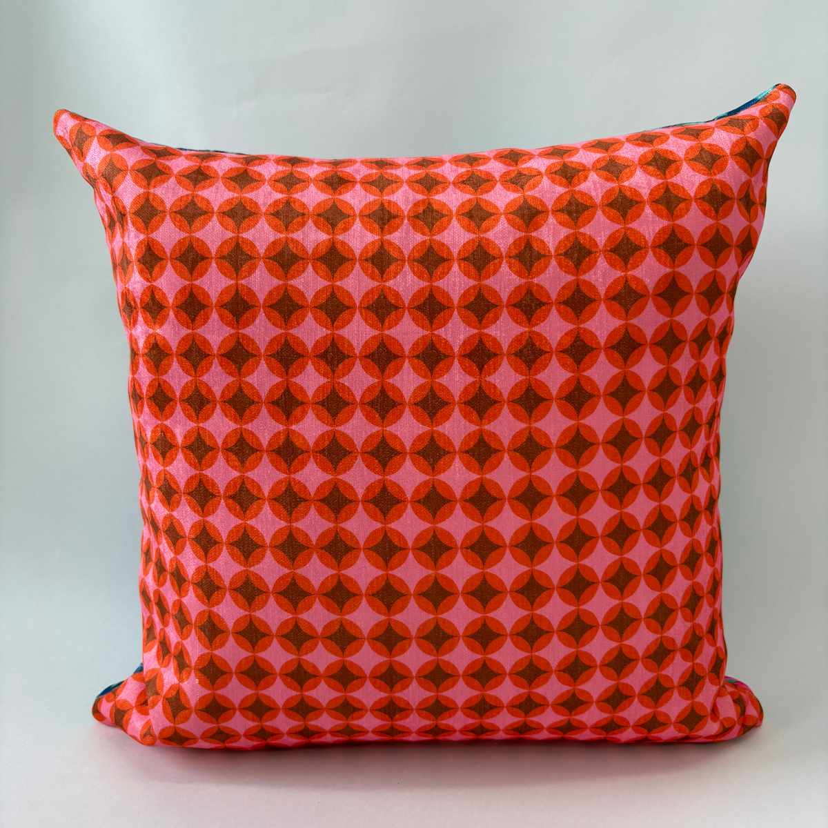 Mosaic Bloom/Sunset Geo Pillow Cover