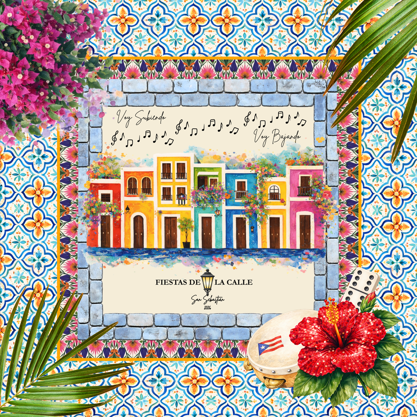 "Voy Subiendo, voy bajando" Scarf