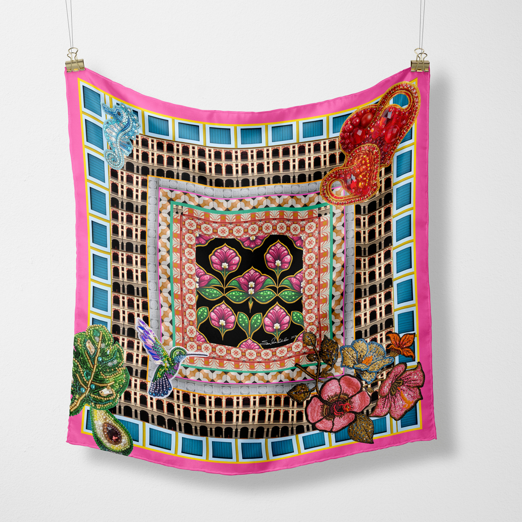 "Paseo en San Juan" Scarf