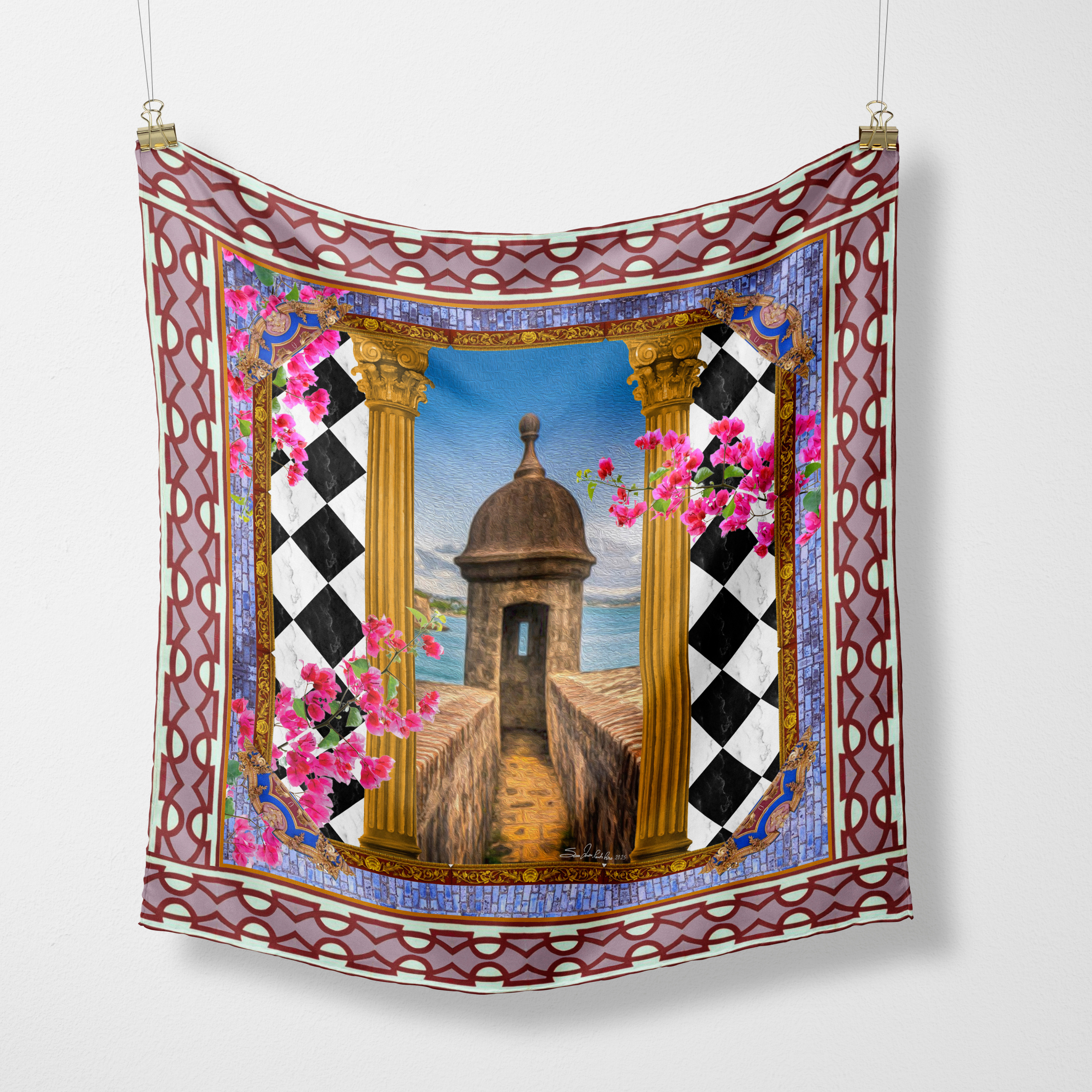 "Corazón del Viejo San Juan" Scarf