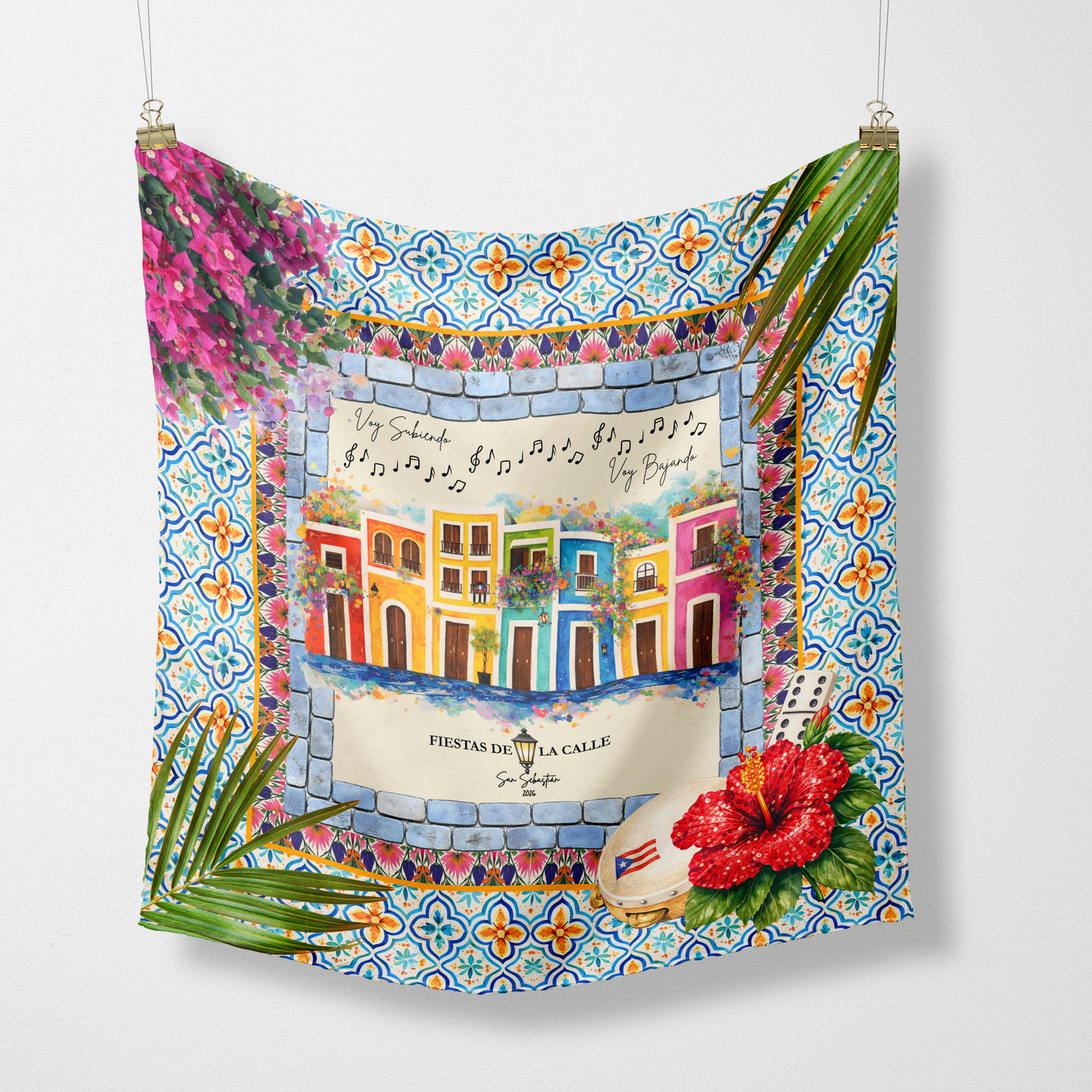 "Voy Subiendo, voy bajando" Scarf