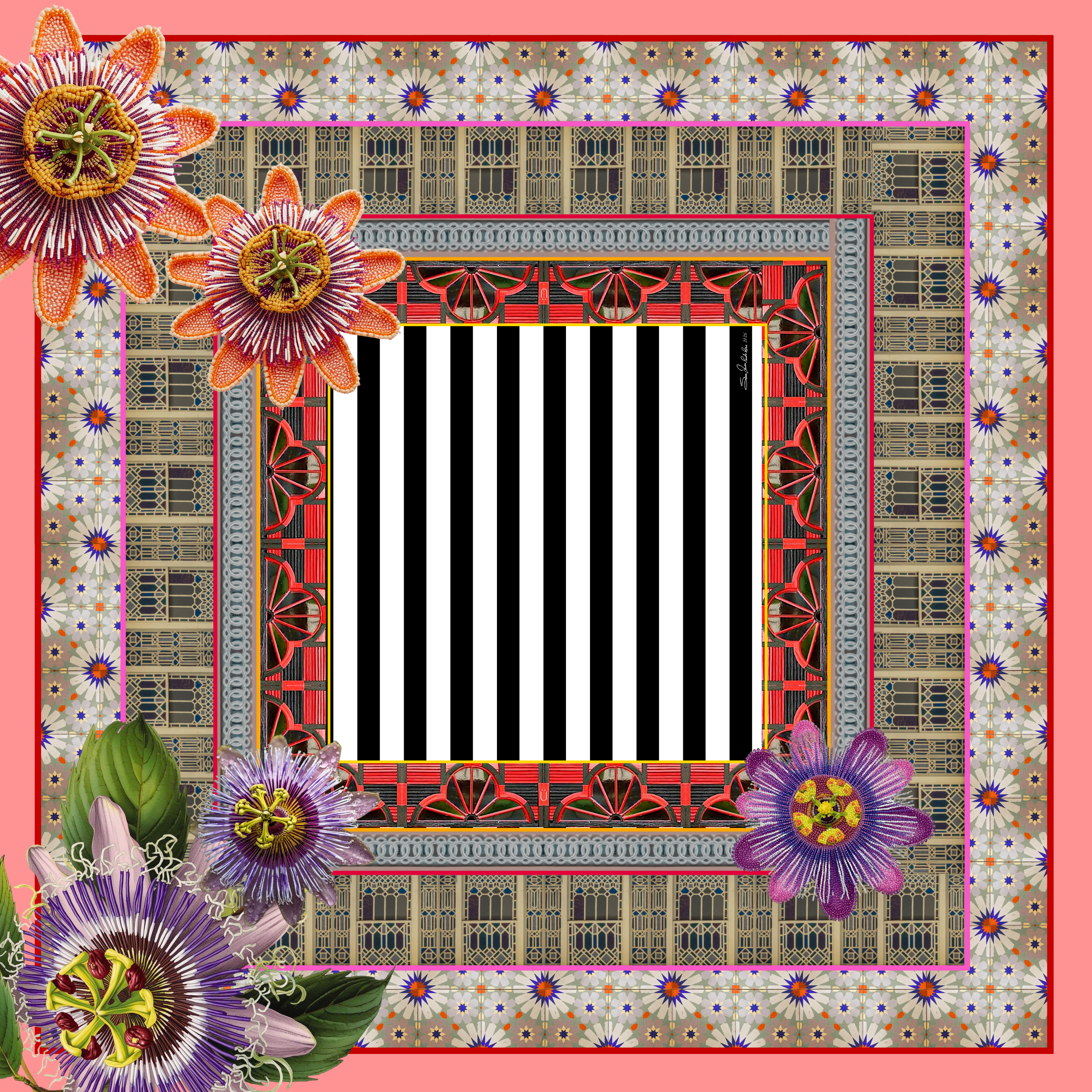"Pasiflora" Scarf
