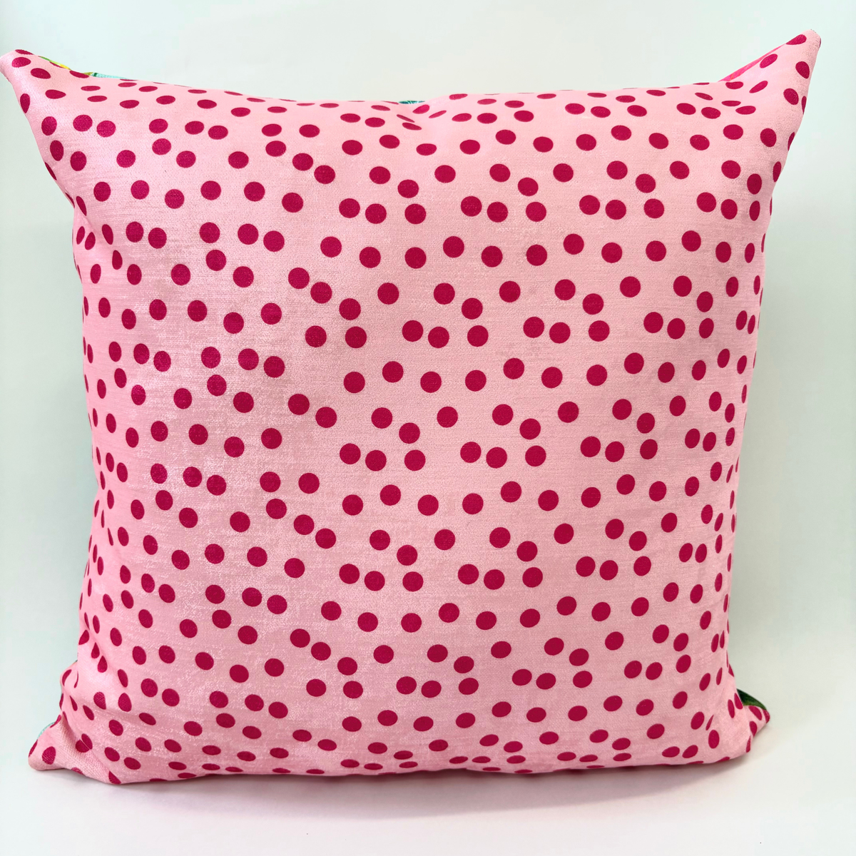 Berry Confetti Dot Pillow Cover